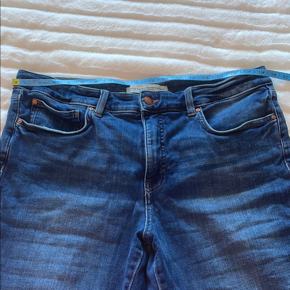 🇨🇦 Denver Hayes Women’s Blue Denim Bermuda Jean Shorts, size 18 - Picture 5 of 14